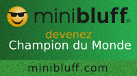 Mathieu joue au Minibluff